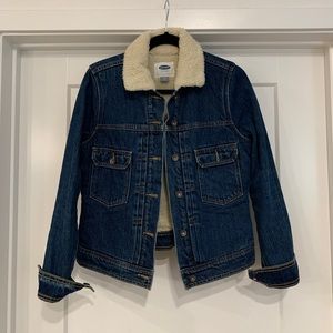 Old Navy sherpha denim jacket